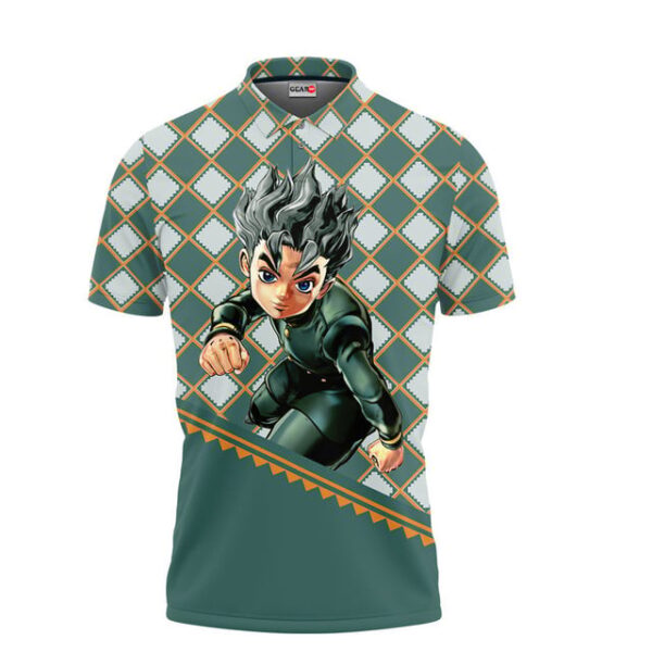 Koichi Hirose Polo Shirt JJBA Anime