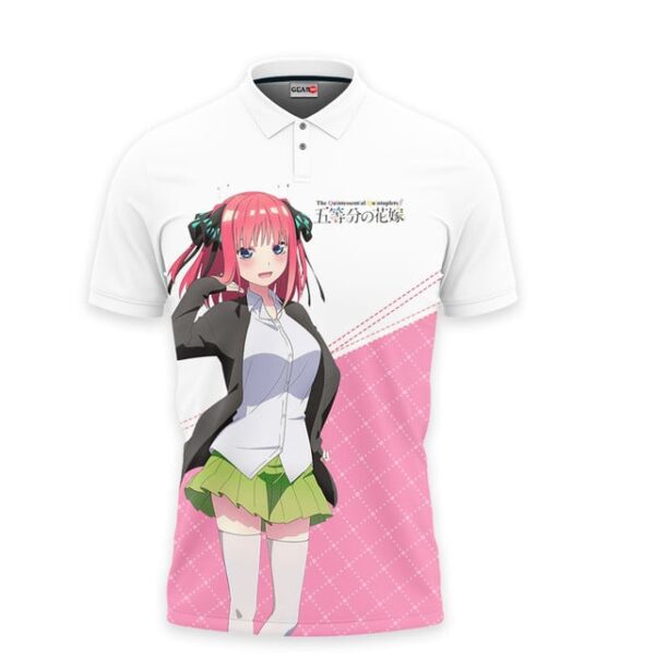 Nino Nakano Polo Shirt The Quintessential Quintuplets Anime