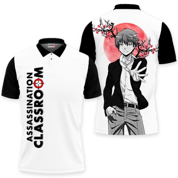 Karma Akabane Polo Shirt Japan Syle