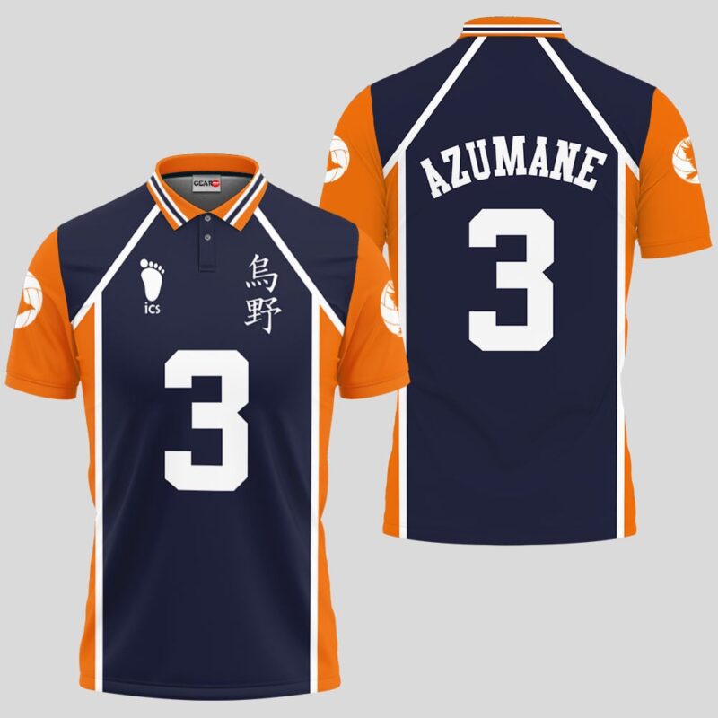 Asahi Azumane Polo Shirt Design