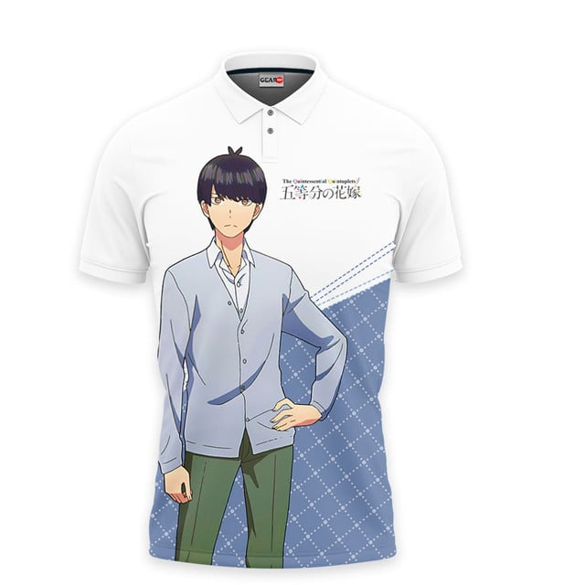 Fuutarou Uesugi Polo Shirt The Quintessential Quintuplets Anime