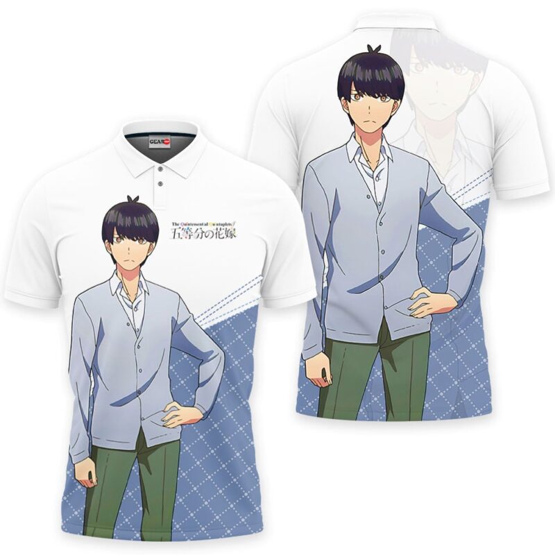 Fuutarou Uesugi Polo Shirt The Quintessential Quintuplets Anime