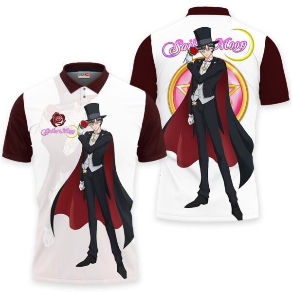Tuxedo Mask Polo Shirt - Fan Drop