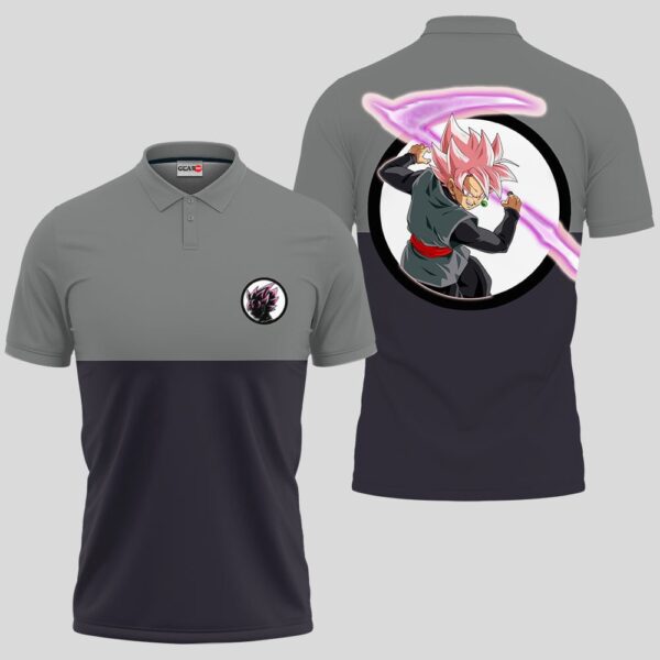 Goku Black Rose Polo Shirt