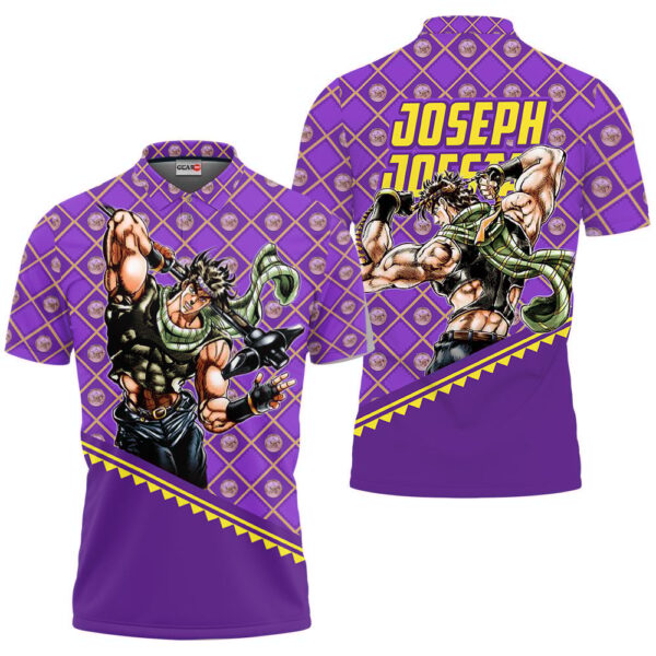 Joseph Joestar Polo Shirt JJBA Anime