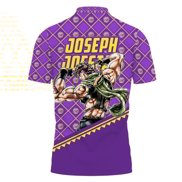 Joseph Joestar Polo Shirt JJBA Anime
