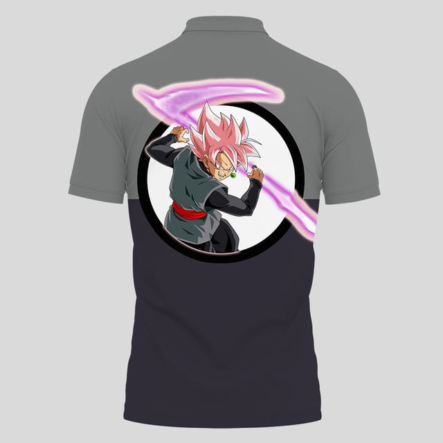 Goku Black Rose Polo Shirt