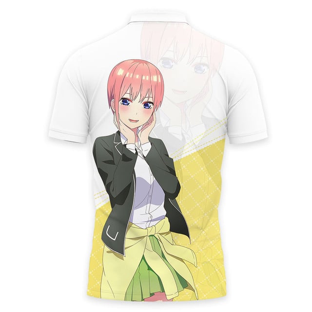 Ichika Nakano Polo Shirt The Quintessential Quintuplets Anime