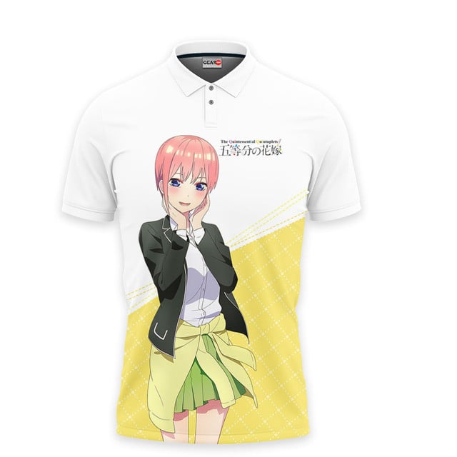 Ichika Nakano Polo Shirt The Quintessential Quintuplets Anime