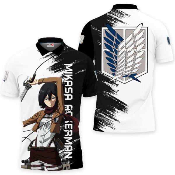 Mikasa Ackerman Polo Shirt