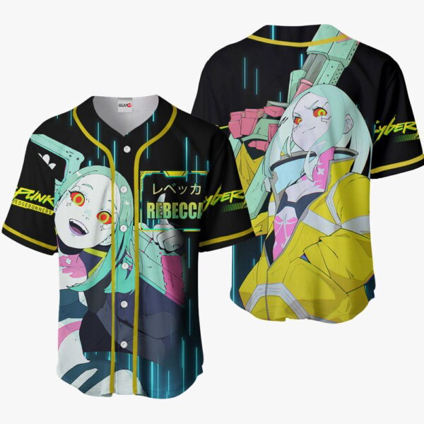 Cyberpunk Rebecca Baseball Jersey