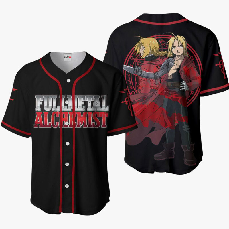 Edward Elric Baseball Jersey