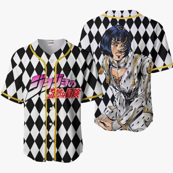 Bruno Bucciarati Baseball Jersey JJBA