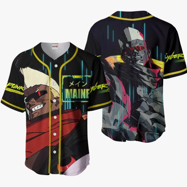 Cyberpunk Maine Baseball Jersey
