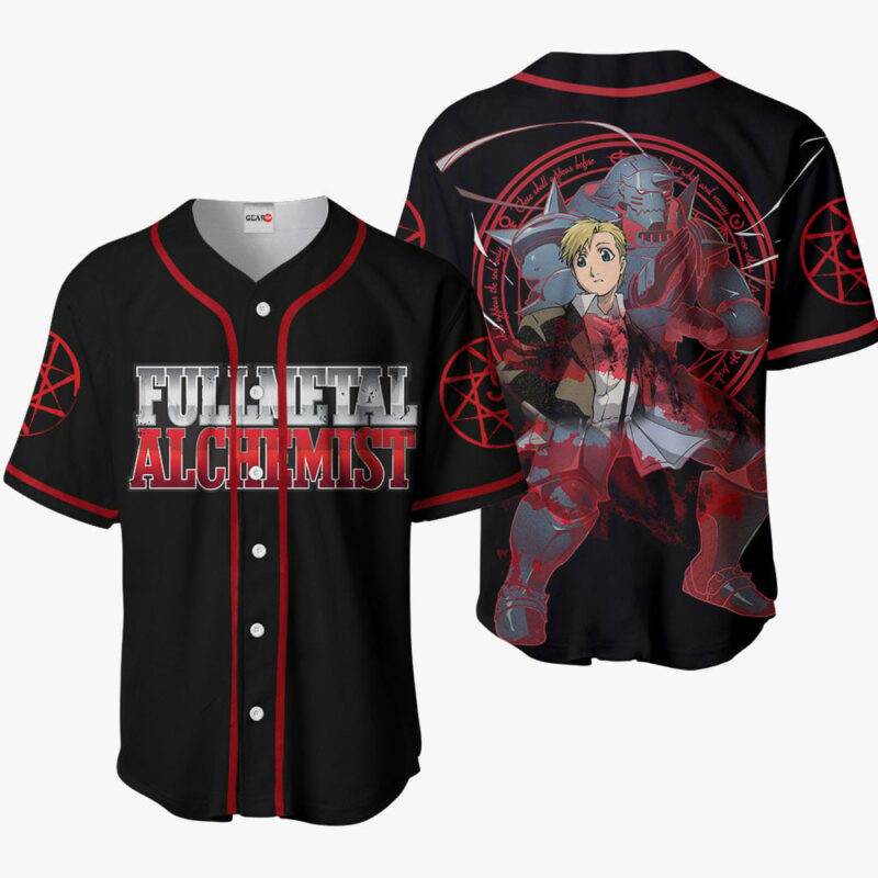 Alphonse Elric Baseball Jersey