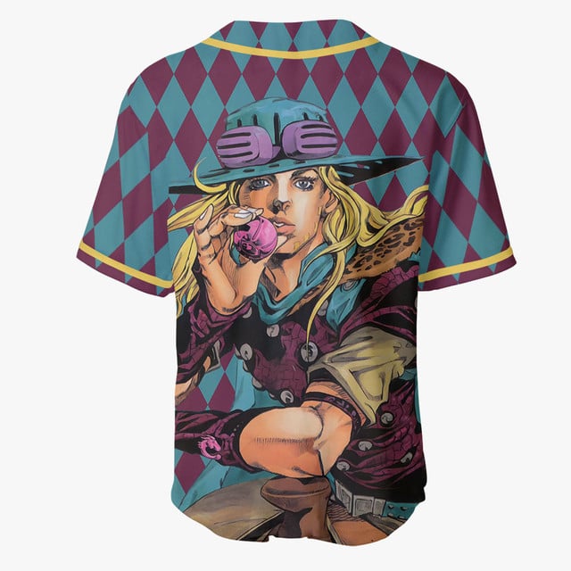 Gyro Zeppeli Baseball Jersey JJBA