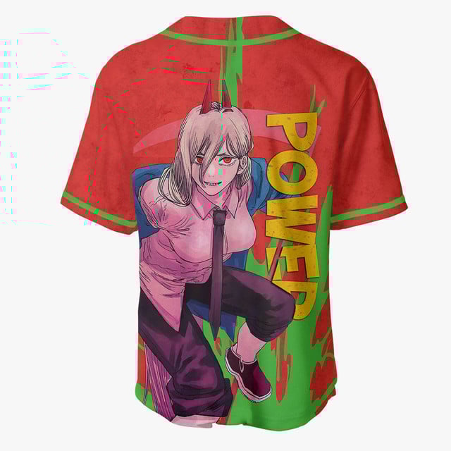 Chainsaw Power Baseball Jersey