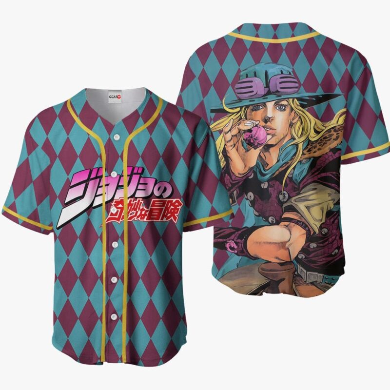 Gyro Zeppeli Baseball Jersey JJBA