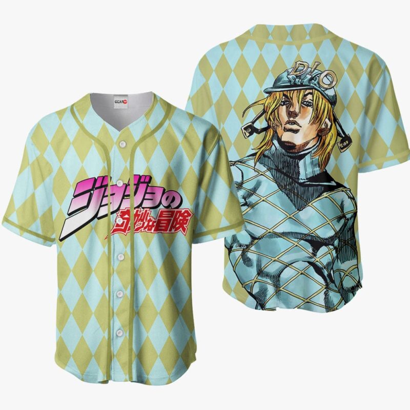 Diego Brando Baseball Jersey JJBA