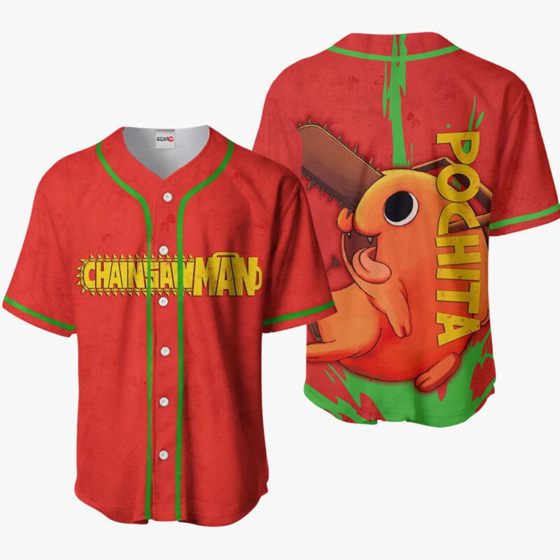 Pochita Baseball Jersey