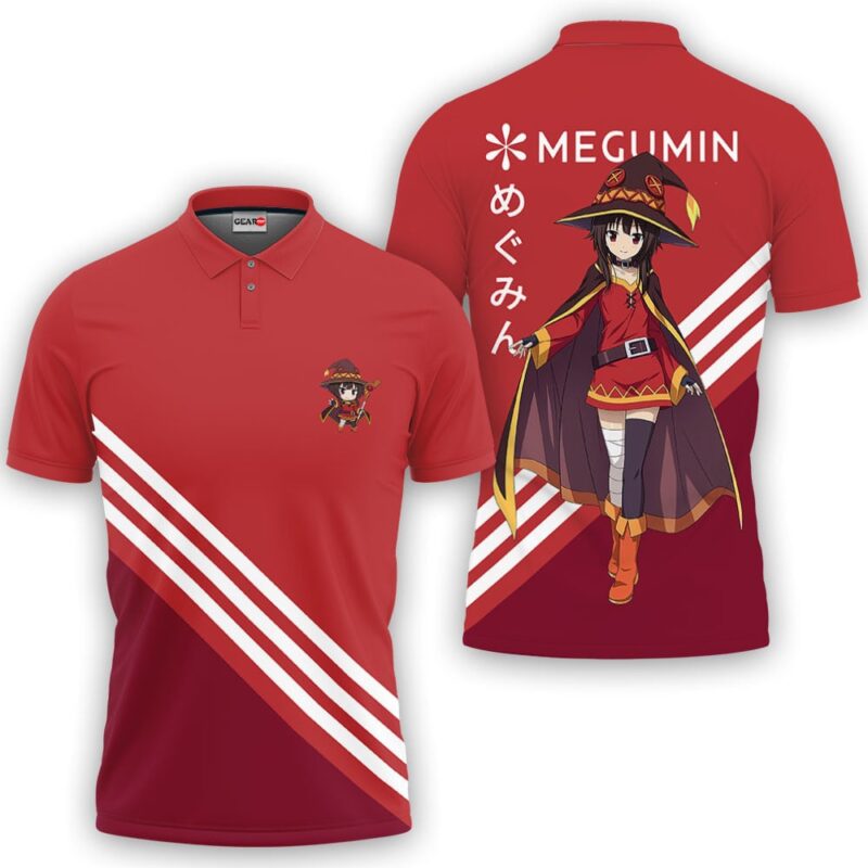 Megumin Polo Shirt Design