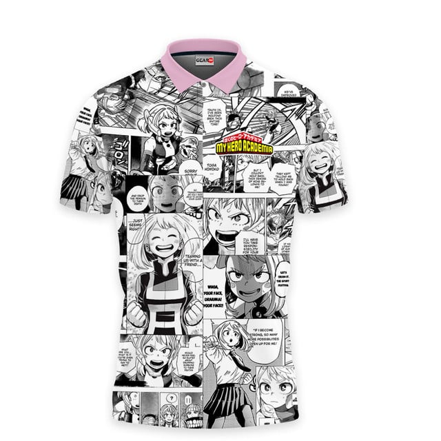 Uravity Polo Shirt Manga Style