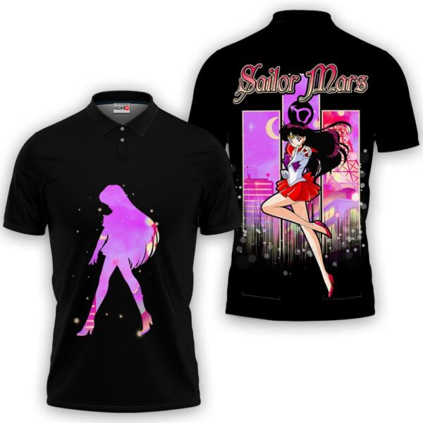 Sailor Mars Polo Shirt For Fans