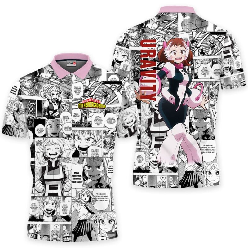 Uravity Polo Shirt Manga Style