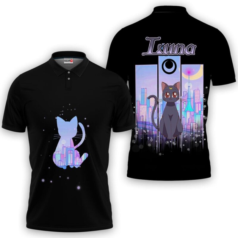 Luna Polo Shirt - Fan Drop