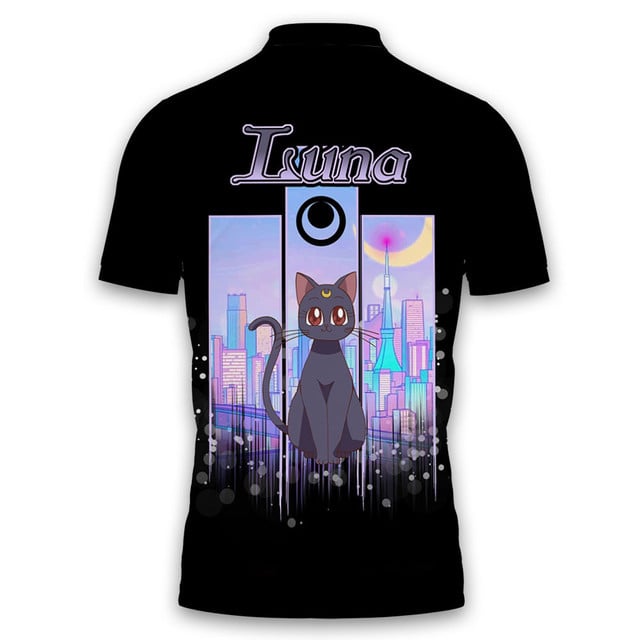 Luna Polo Shirt - Fan Drop