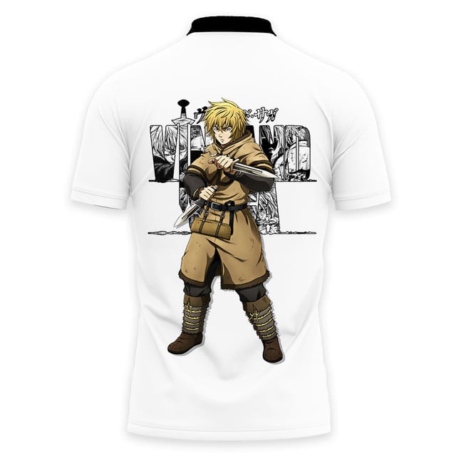 Thorfinn Polo Shirt Vinland Saga Anime