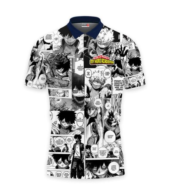 Dabi Polo Shirt Manga Style