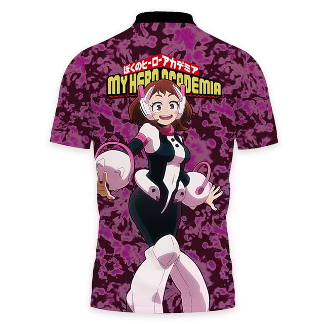 Ochako Uraraka Polo Shirt Design