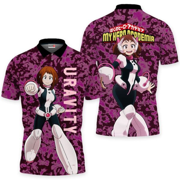 Ochako Uraraka Polo Shirt Design