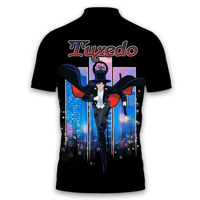 Tuxedo Mask Polo Shirt - Fan Drop