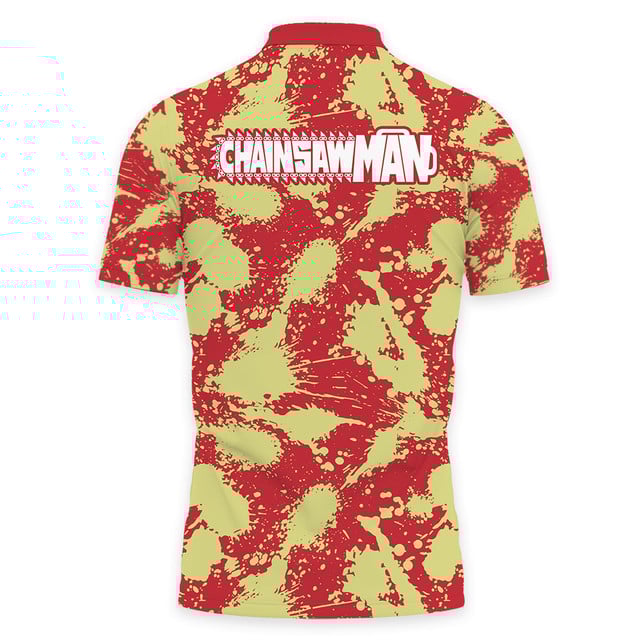 Pochita Polo Shirt Chainsaw Anime