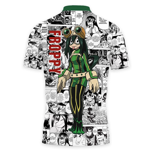 Froppy Polo Shirt Manga Style
