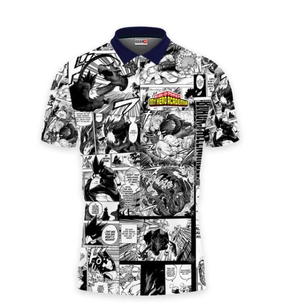 Tsukuyomi Polo Shirt Manga Style