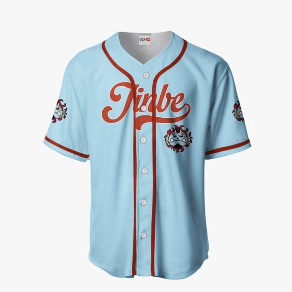 Jinbe Jolly Roger Baseball Jersey Merch Clothes