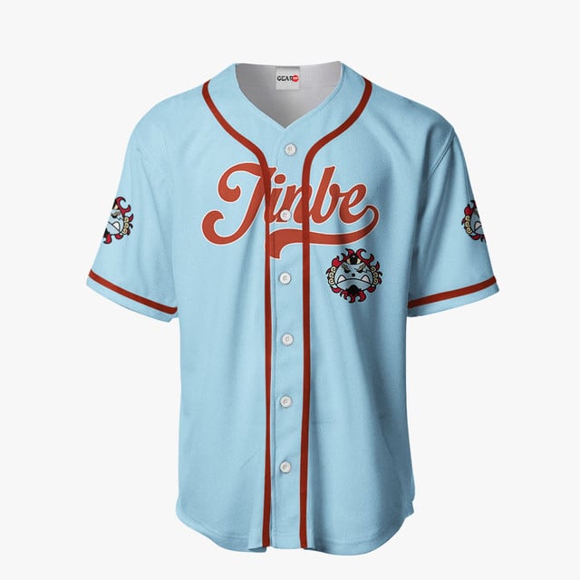 Jinbe Jolly Roger Baseball Jersey Merch Clothes