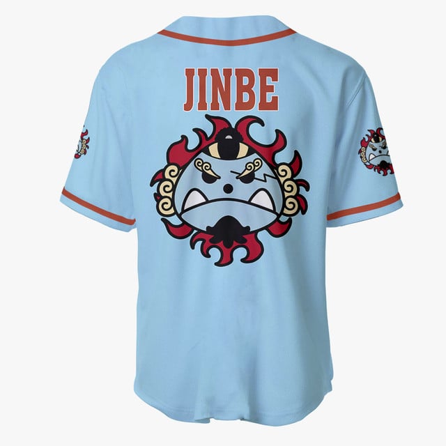 Jinbe Jolly Roger Baseball Jersey Merch Clothes