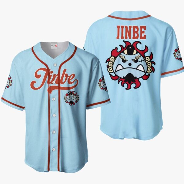 Jinbe Jolly Roger Baseball Jersey Merch Clothes