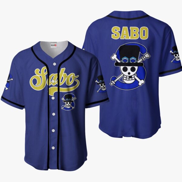 Sabo Jolly Roger Baseball Jersey Merch Clothes