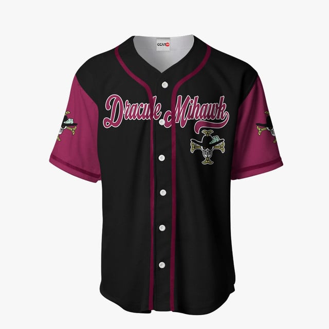 Dracule Mihawk Jolly Roger Baseball Jersey Merch Clothes
