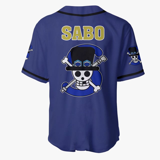 Sabo Jolly Roger Baseball Jersey Merch Clothes