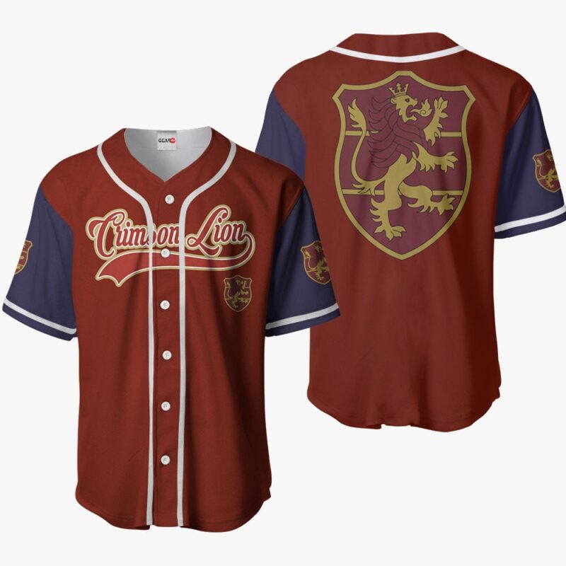 Crimson Lion Baseball Jersey