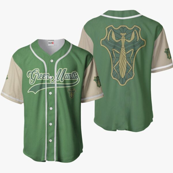 Green Mantis Baseball Jersey