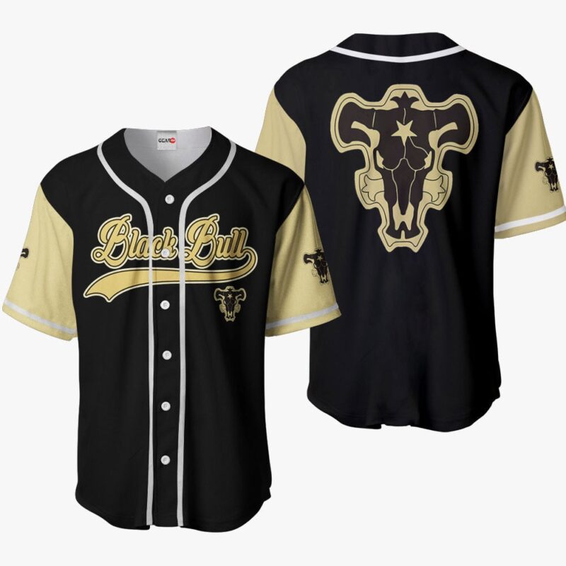Black Bull Baseball Jersey