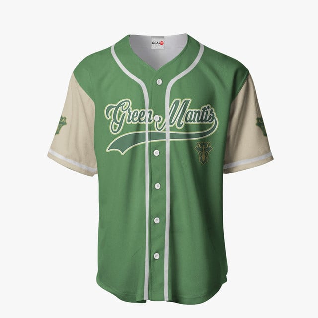 Green Mantis Baseball Jersey