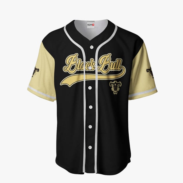 Black Bull Baseball Jersey